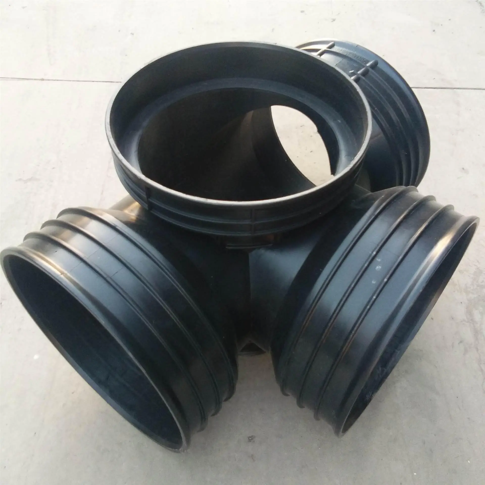
Round PP plastic Rain Water inspection well Septic tank sewage discharge pipe manhole 
