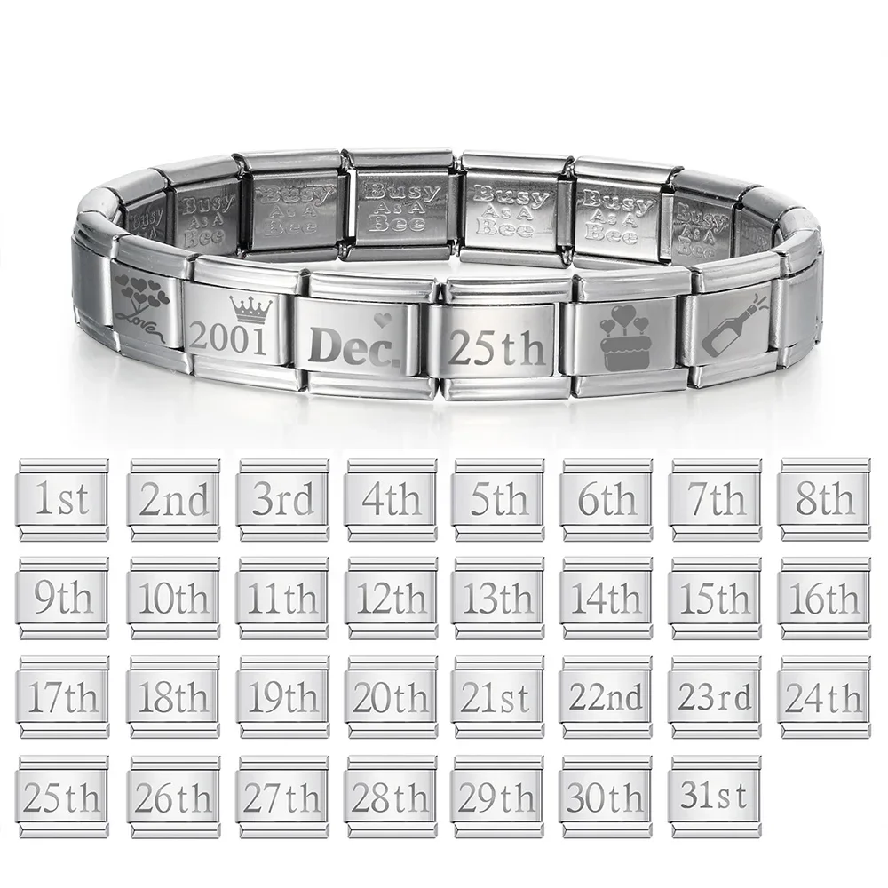 1 шт. итальянская Подвеска для лазерной гравировки 9 мм