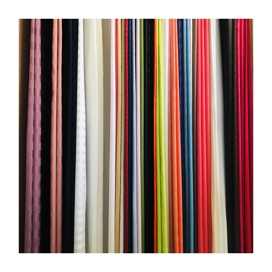 Wholesale white stripe microfiber 100%polyester bed cover bedsheet polyester fabric