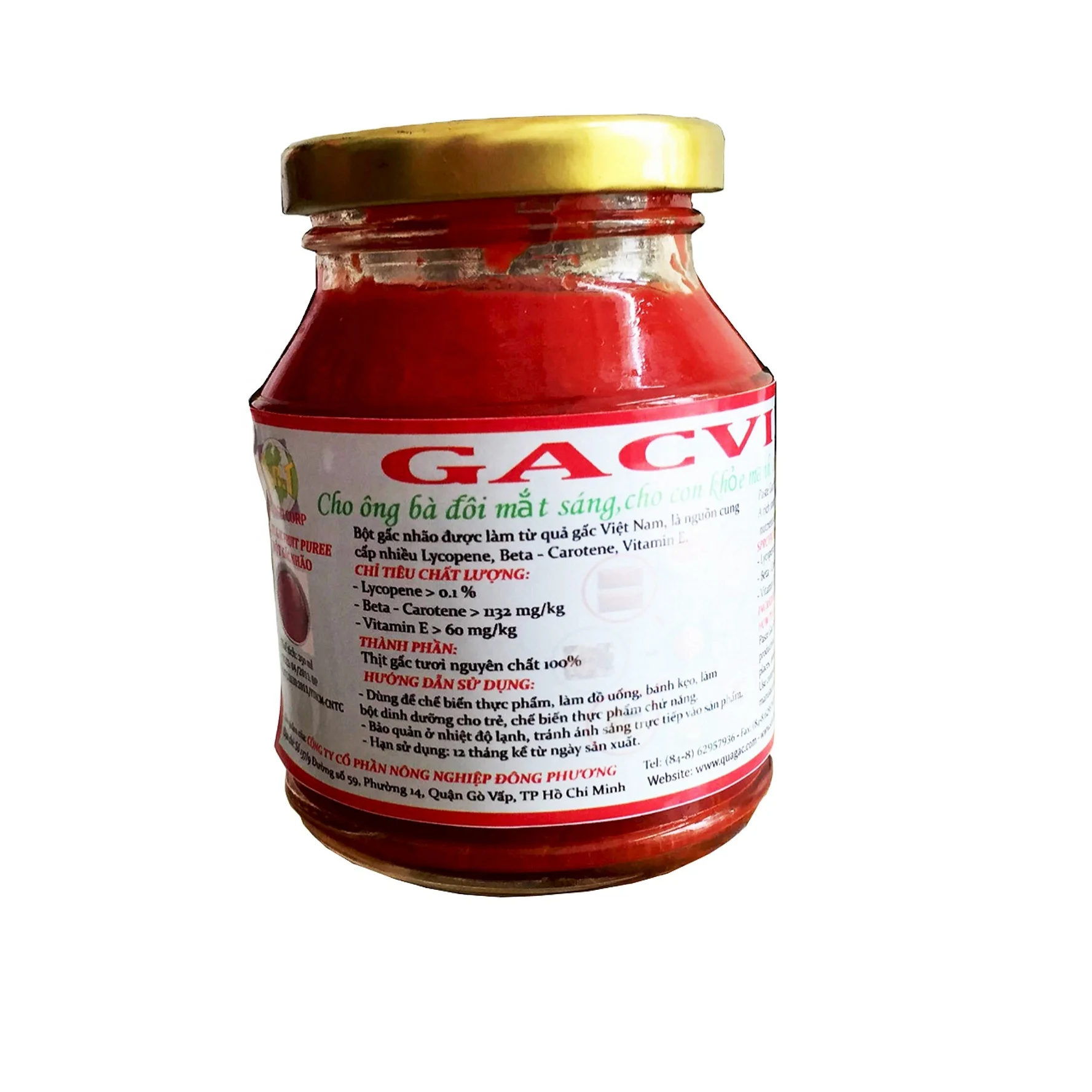 Frozen Gac Fruit Puree/ Rich Vitamin A