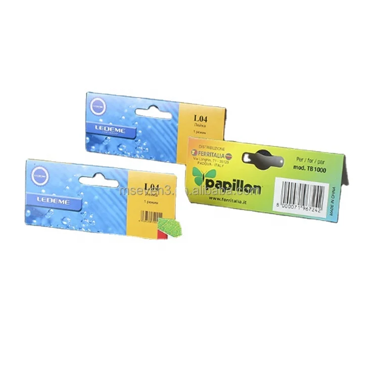 
DP133 Wholesale Garment Color Card Printing Logo Wholesale Centre Folded Paper Socks Hang Tags 