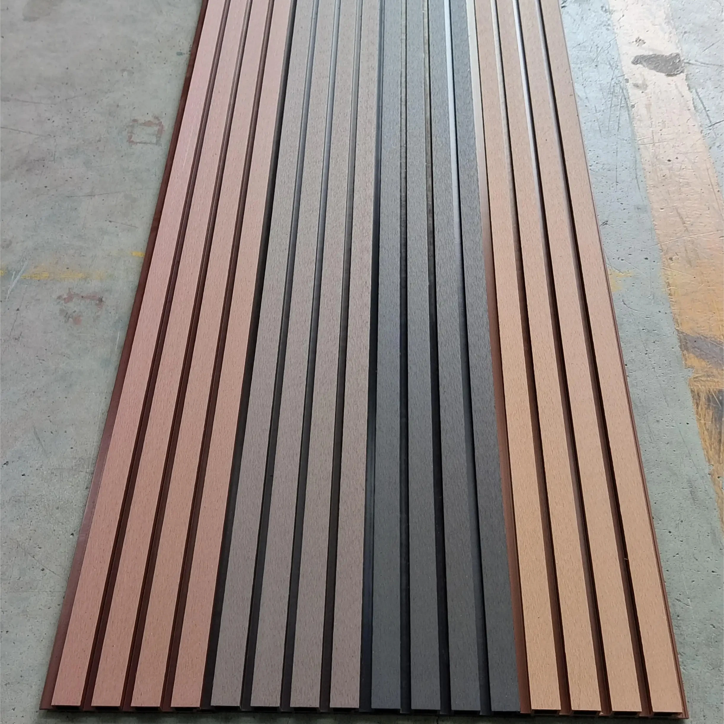 SONSILL Co-extruded Wood Plastic Composites Outdoor Wall Exterior Panel luted Cladding Wall Panel