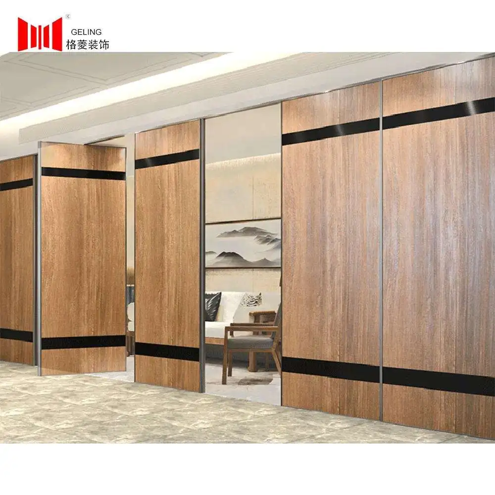 Folding conference door mdf room divider folding partition wall price banquet hall partition wall mobile partition walls