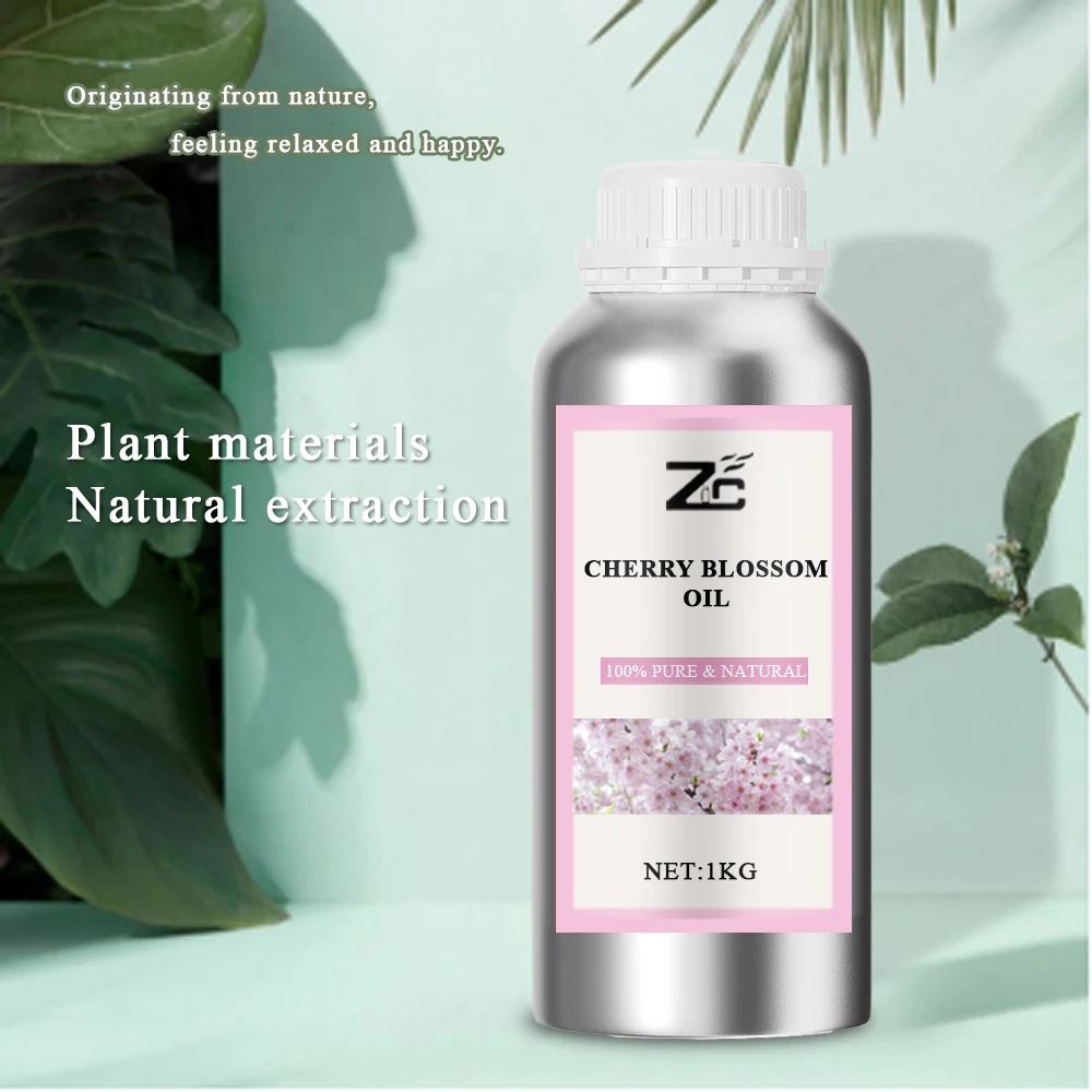 Manufacturer Factory Price Cherry Blossom Essential Oil Perfume Cherry Blossom Flavor Fragrance Oil for Making Candle Soap