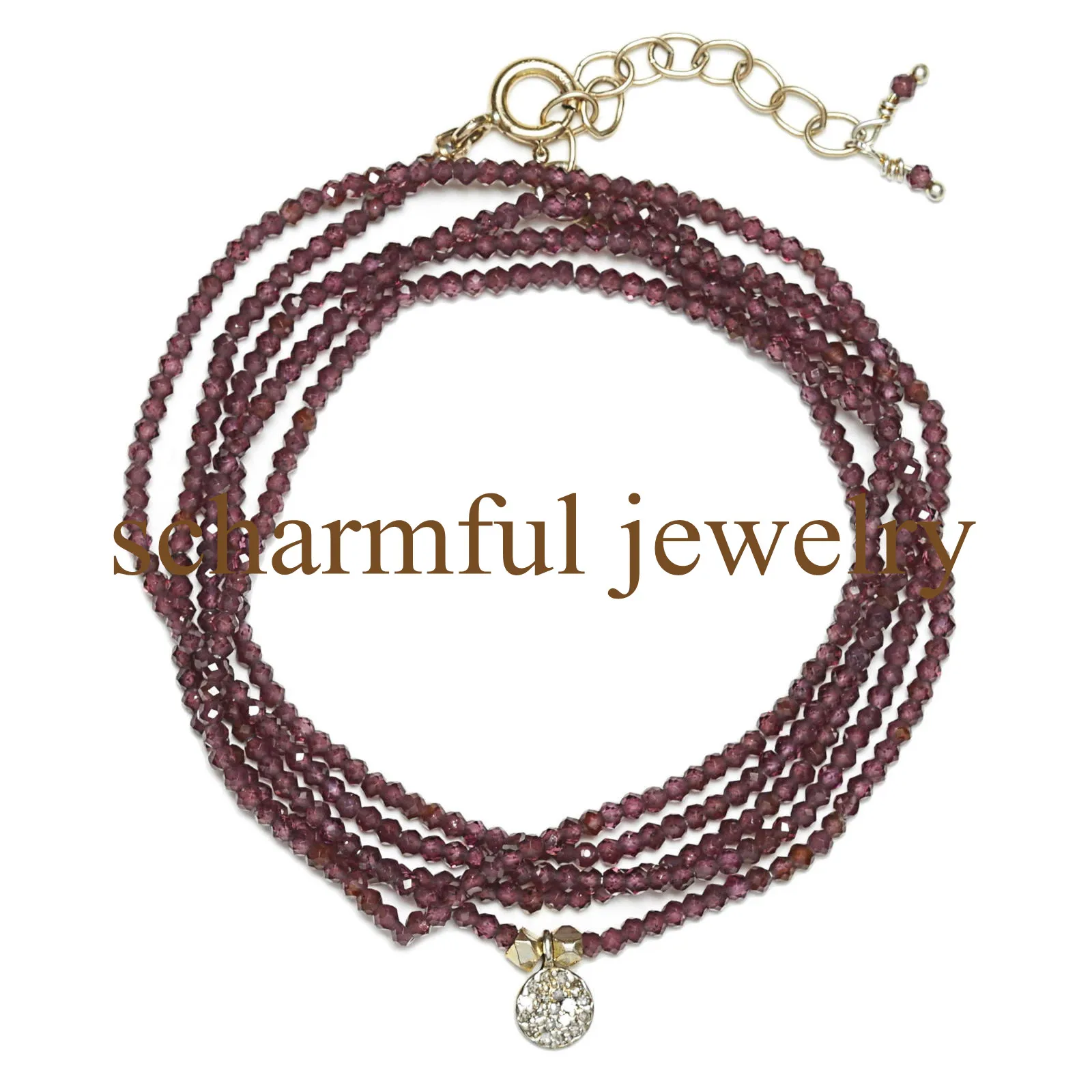 NS2019884 New Layering Crystal Beads Layered 5 Multi Layer Necklaces For Women Coin Medallion