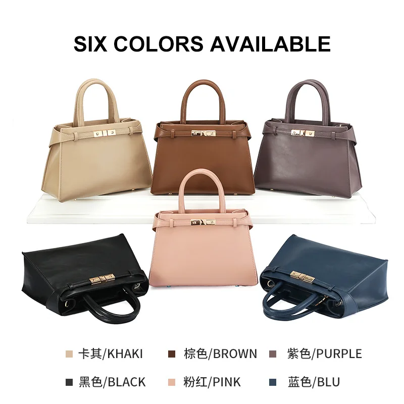 2024 Trendy Ladies Custom LOGO Designer PU Leather Sling Bag Single Strap Casual Tote Shoulder Handbag