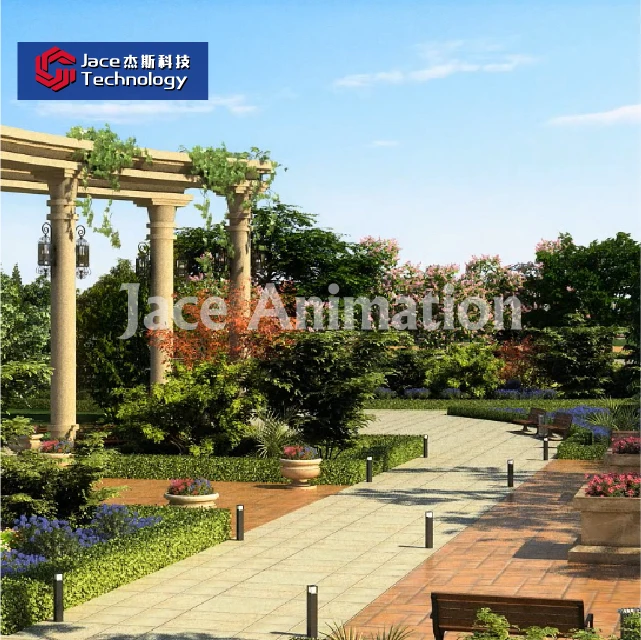 
Professional 3d max landscape garden design architectural rendering for sale 
