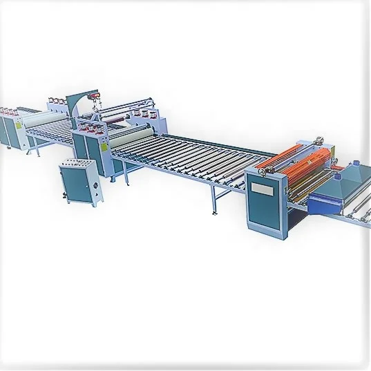 Pur hot melt glue machine Compact machine line for PVC/PET/HPL on MDF/WPC/Plywood Hot melt glue laminating machine