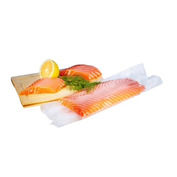 Vacuum Transparent Pressing Plastic Shrinkable Bag Frozen Fresh Pumped Food Vacuum Bag