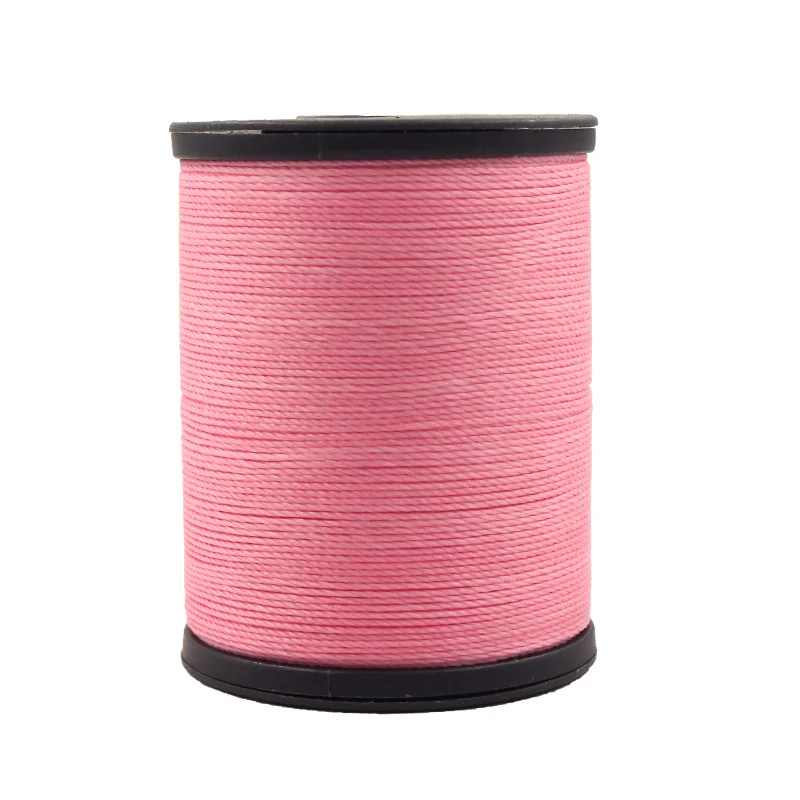 Factory Wholesale 3 New Round Wax Line Spot Leather 100% Polyester Sewing Thread Weaving Thread Clothing Sewing 1260d/3