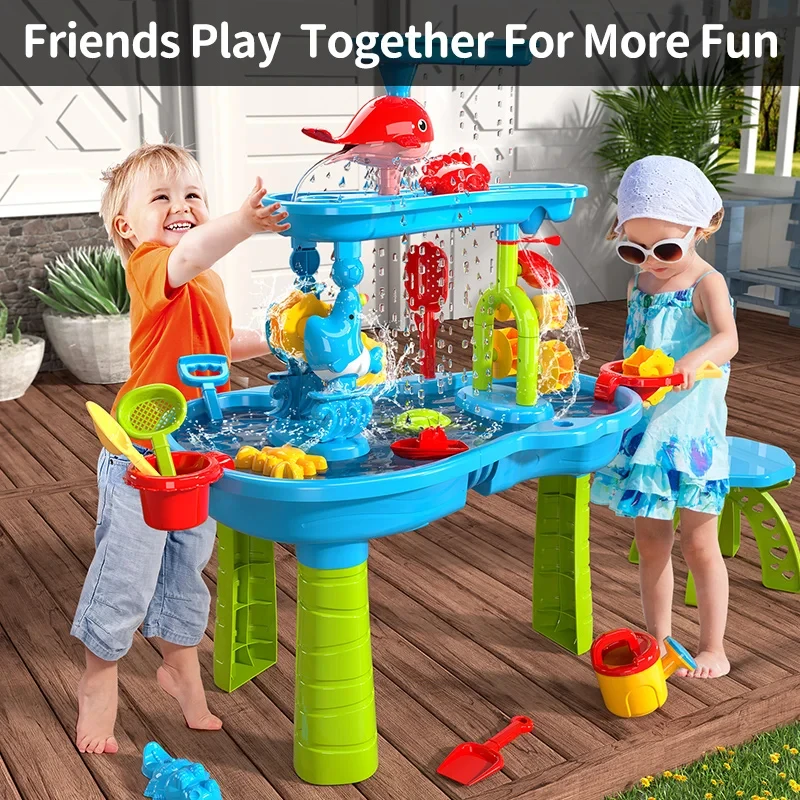 Quality Wholesale Out Door Activities Sand And Water Table Kids,Kids Water And Sand Table,Kids Sand Table