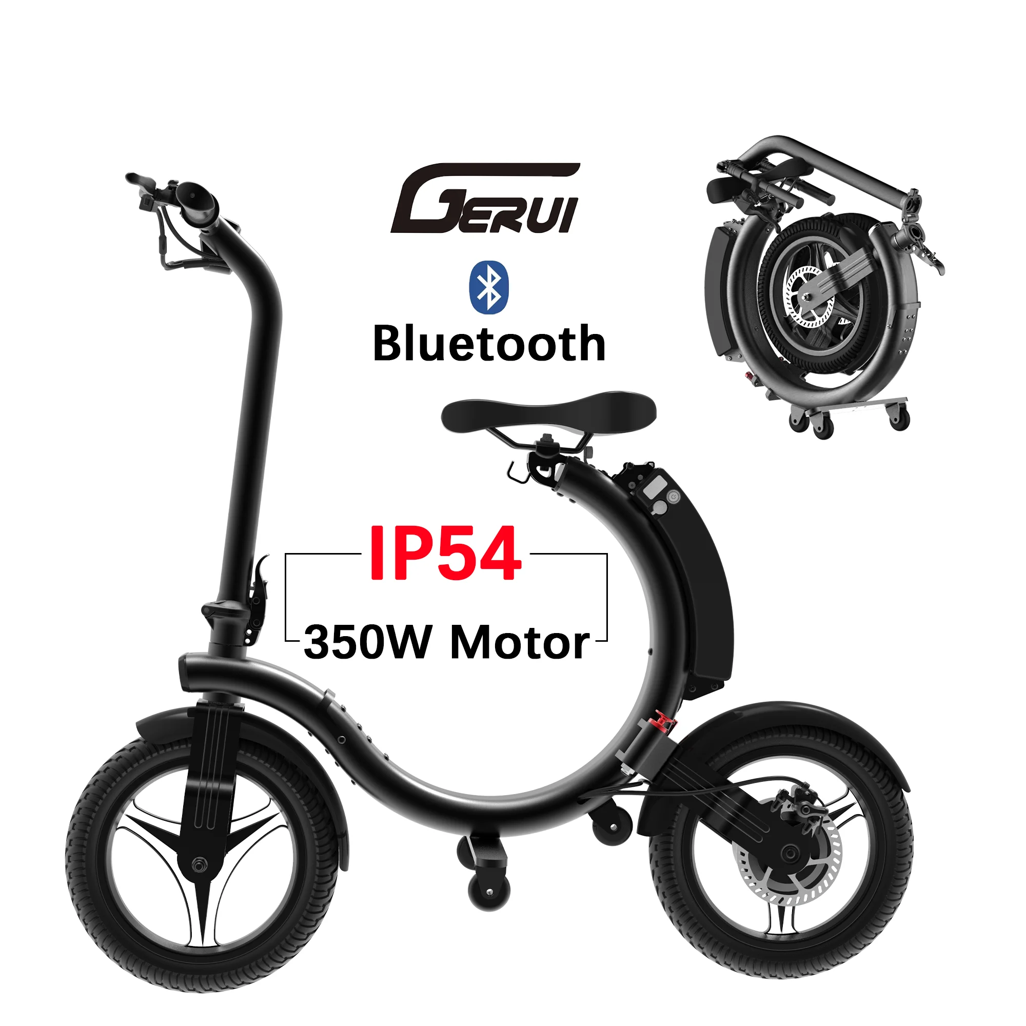 Free shipping fast delivery USA warehouse removable lithium batter electric bike full folding bike 14inch 250W 36V 5.2Ah E-bike