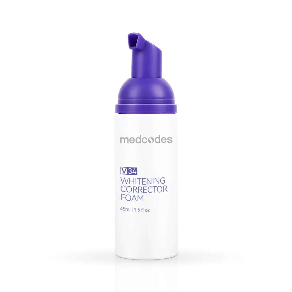 Medcodes V34 Colour Corrector Customization 30ml v34 colour corrector serum tooth Private Label Purple v34 color corrector