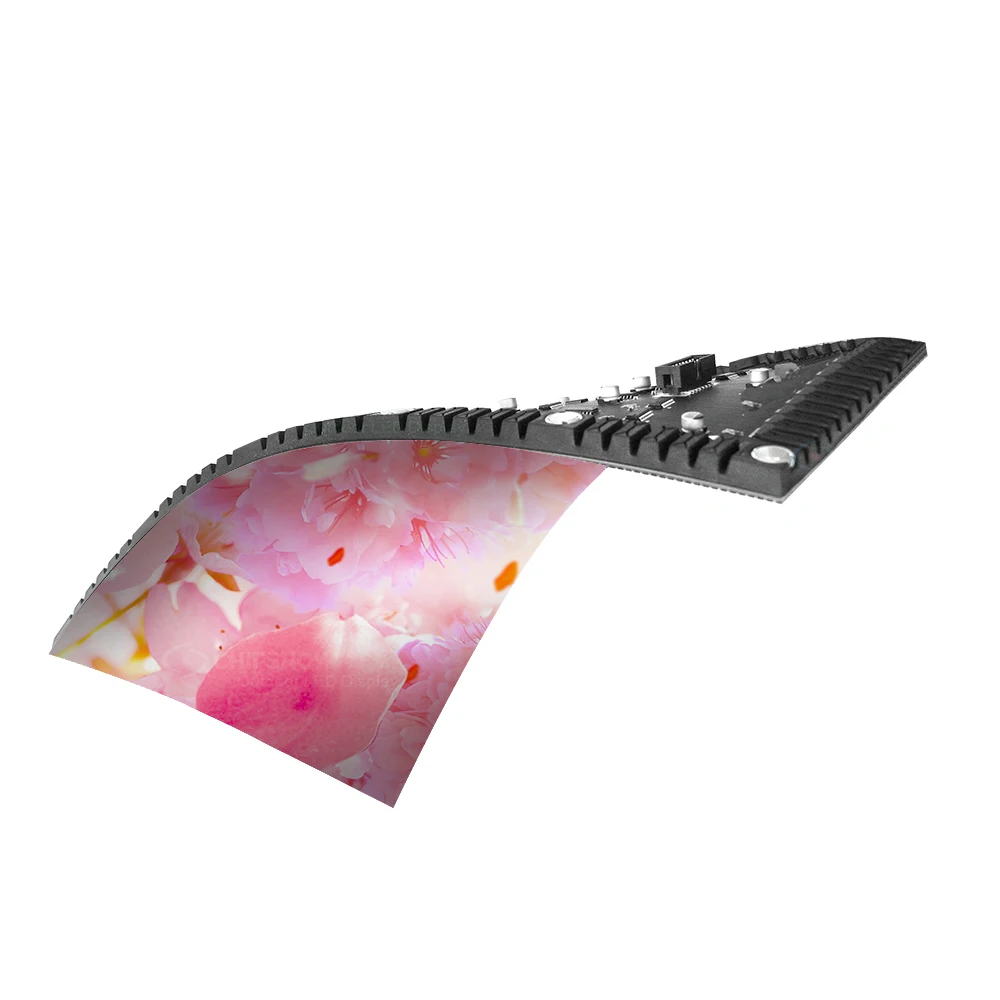 Ultra Thin Indoor Window Glass Film Flexible Transparent Advertising Display LED Screen