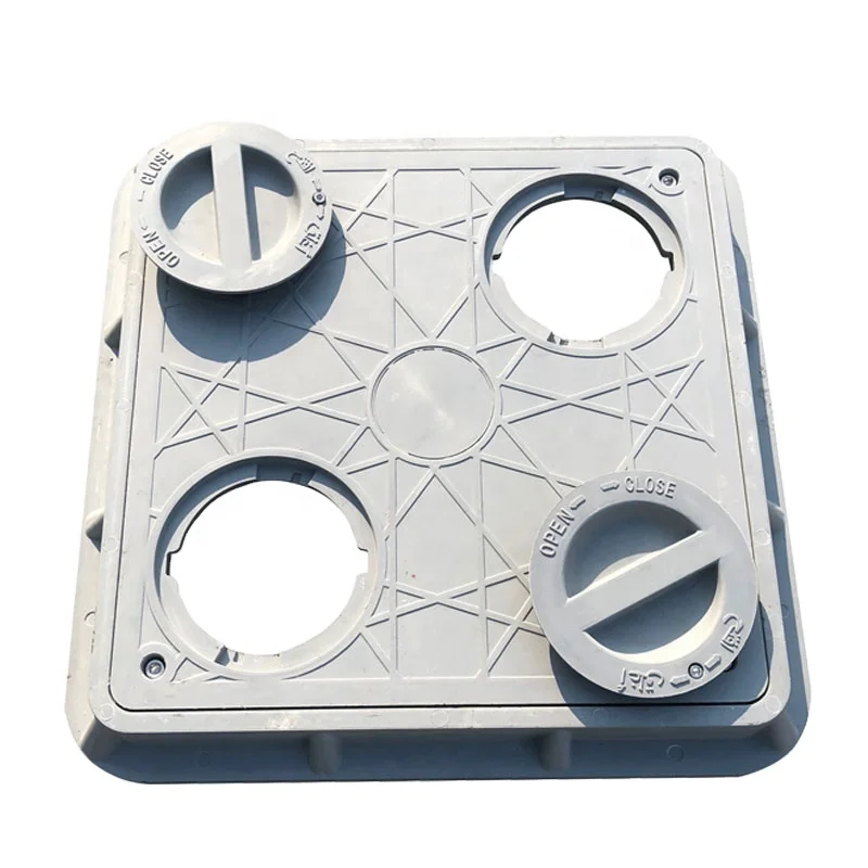 wholesale price frp square composite rectangular manhole cover with handle (1600536302641)