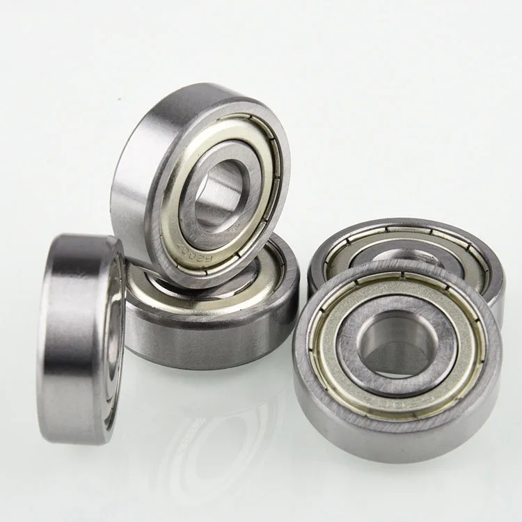 Metal Seal High Quality Single Row Bearings 6200ZZ/2RS 6200 Deep groove Ball Bearing 10*30*9mm