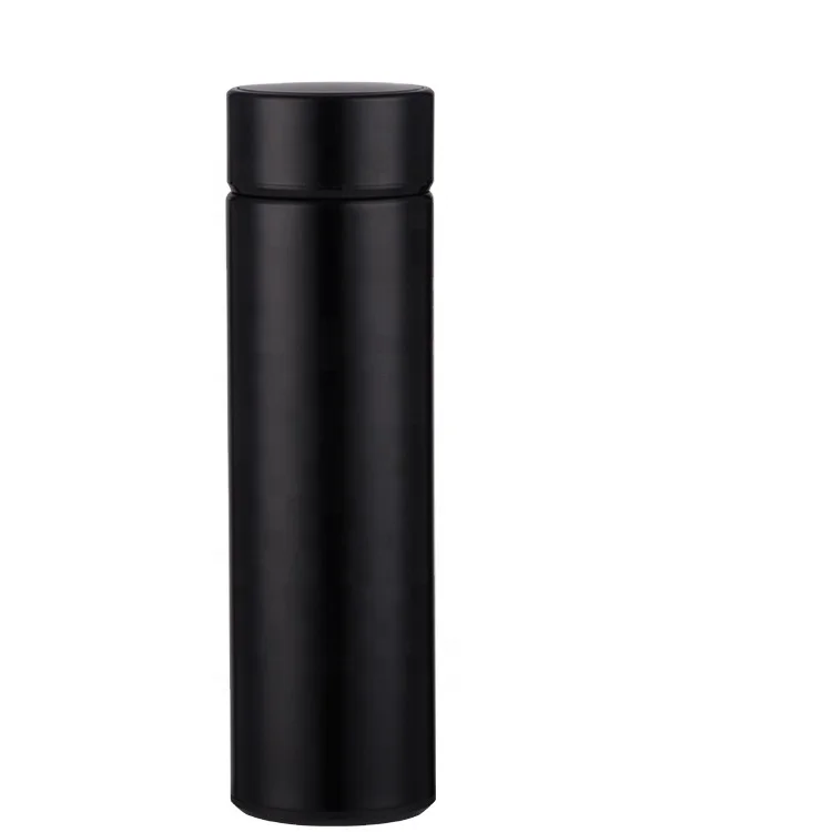 Insulated double wall custom logo BPA Free display temperature leak proof stainless steel vacuum flask with LED lid