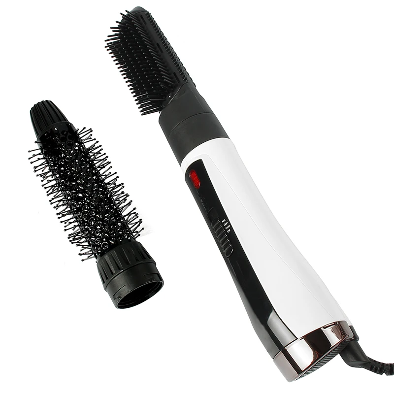 New Design Private Label Salon Hair Straightener Comb 3 IN 1 Hot&Cold Wind Massage Ceramic Hair Brush Dryer brush straightener