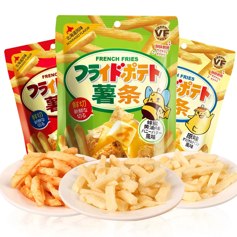 Рождественский картофель фри с японским вкусом Hokkaido детская многоароматизированная закуска маленькая упаковка