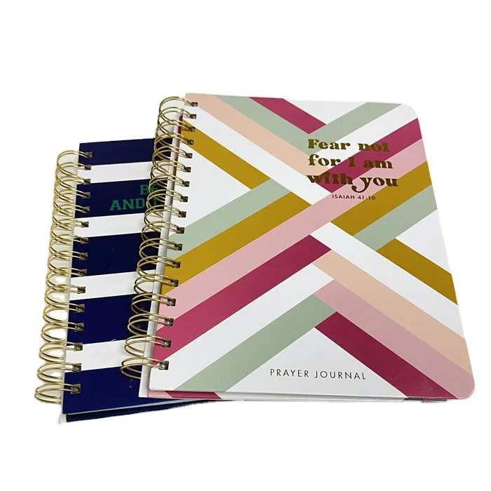 Office And School Supplies Wholesale Bulk A4 Spiral Bound Journals Customized Hardcover diary notebook