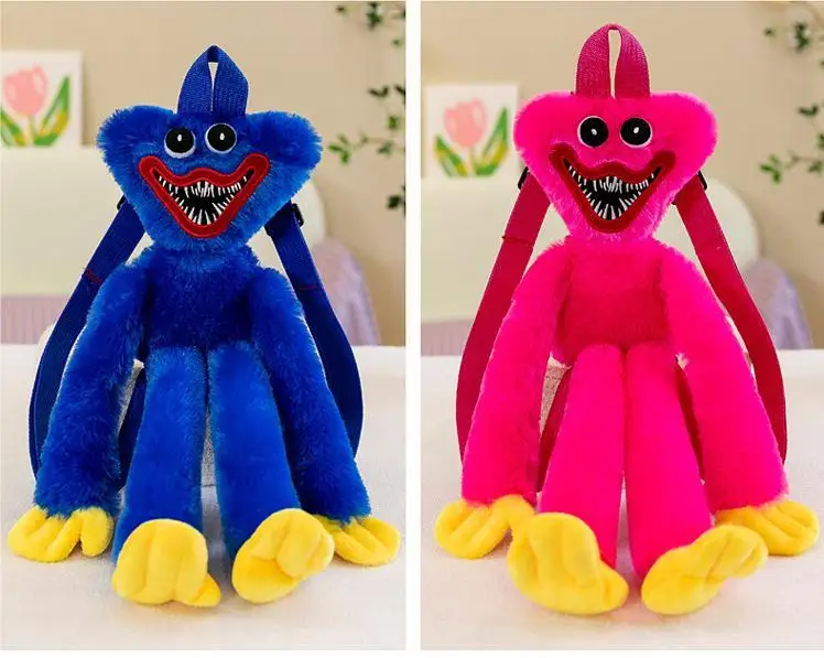 New Sausage Mouth Monster Plush Toy Stuffed Doll Plushies Poppy Playtime Huggys Wuggys Bag