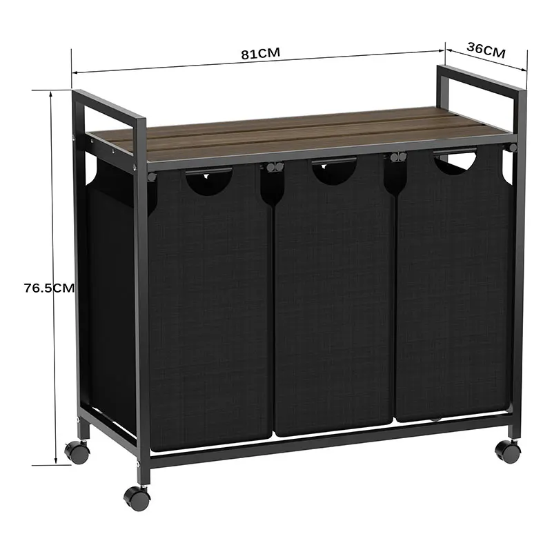 2/3/4 Compartments Customized Laundry Basket New Design
