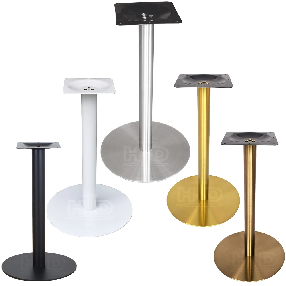 Hot sales 2022 Home furniture bar Manufacturers round white Pedestal Desk table legs steel