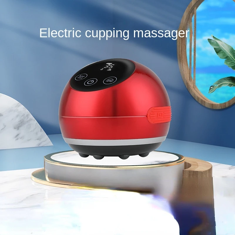 Home Smart Vacuum Gua Sha Scraping Cupping Massager for Shoulder Back and Neck Suction Scraping Vacuum Cupping Massager