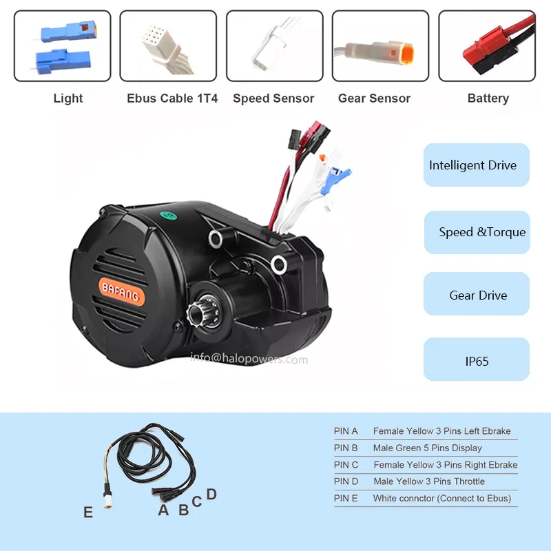 Bafang m620 Средний привод 1000 Вт bafang комплект для преобразования электровелосипеда Мотор Электрический горный велосипед g510 cycle e bike мотор