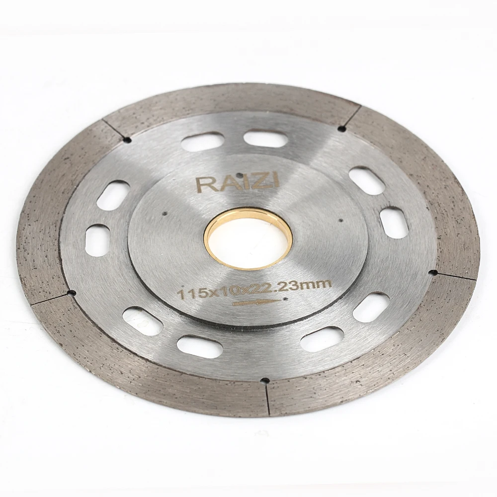 Raizi 4.5 inch 5 inch Porcelain Ceramic Tile Dry Diamond Cutting Saw Blade Cutting Disc