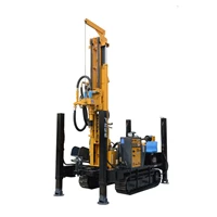 Direct Sale Chain Depth 200m Rotary Crawler Drilling Rig jaw crusher machine with vibrating screen hammer crusher with screen