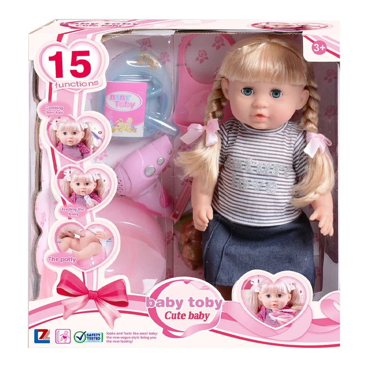 17 Inch IC Doll Set girl birthday best present pretend play doll toys set with  accessories
