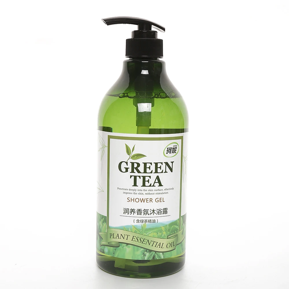 Фабрика Karting, 1 л лосьон для тела, Мягкий увлажняющий гель для душа с маслом зеленого чая