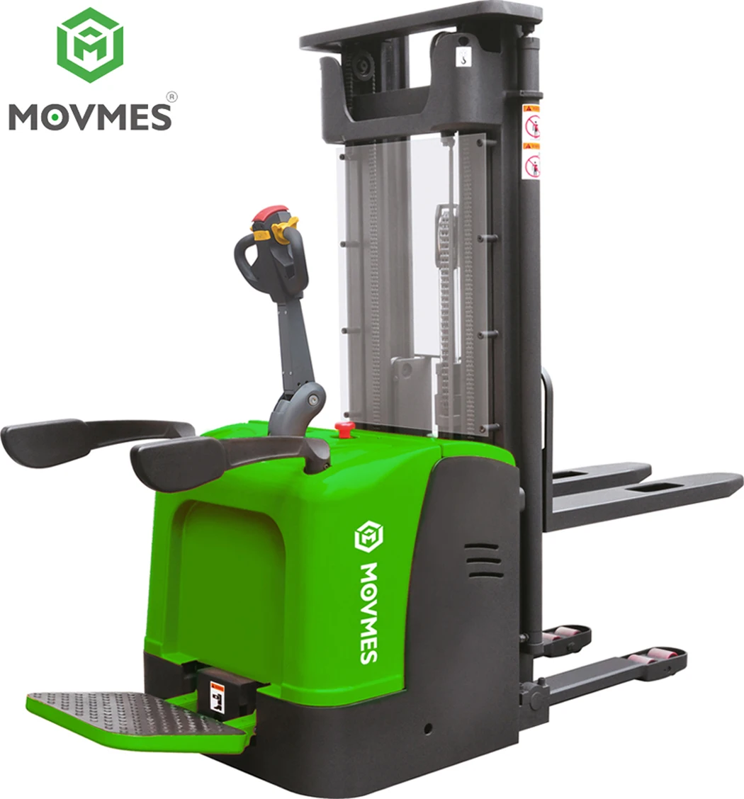 1.5t Lifting Height 2.5m/3m/3.5m/4m/4.5m/5.6m Stacker Electric Forklift