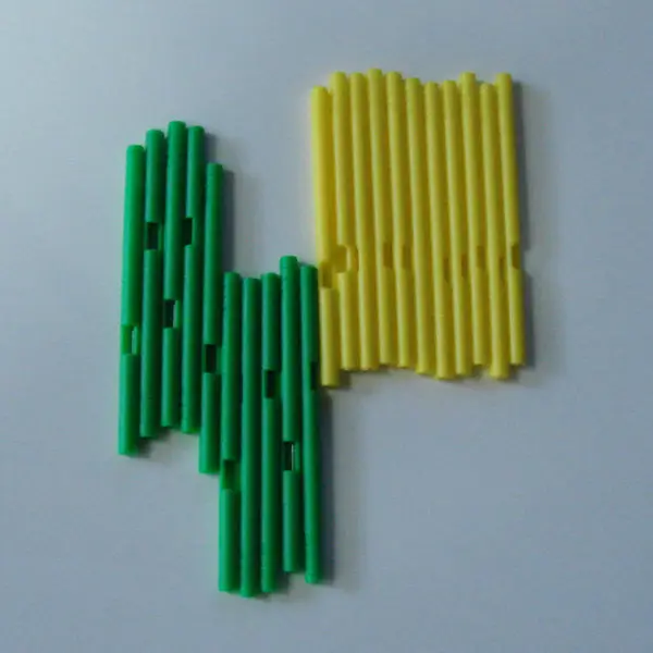 White color plastic whistle lollipop sticks