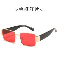2021 newest fashionable ins style women shades metal frame square smart sunglasses