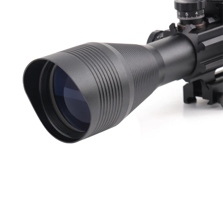 
Tactical Optics C4-12X50EG AR15 Rifle Scope Dual illuminated Mil-dot Reticle Holographic Dot 