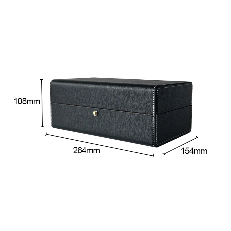Factory Custom bamboo stash box stash box wholesale Leather High Quality Packing Acacia