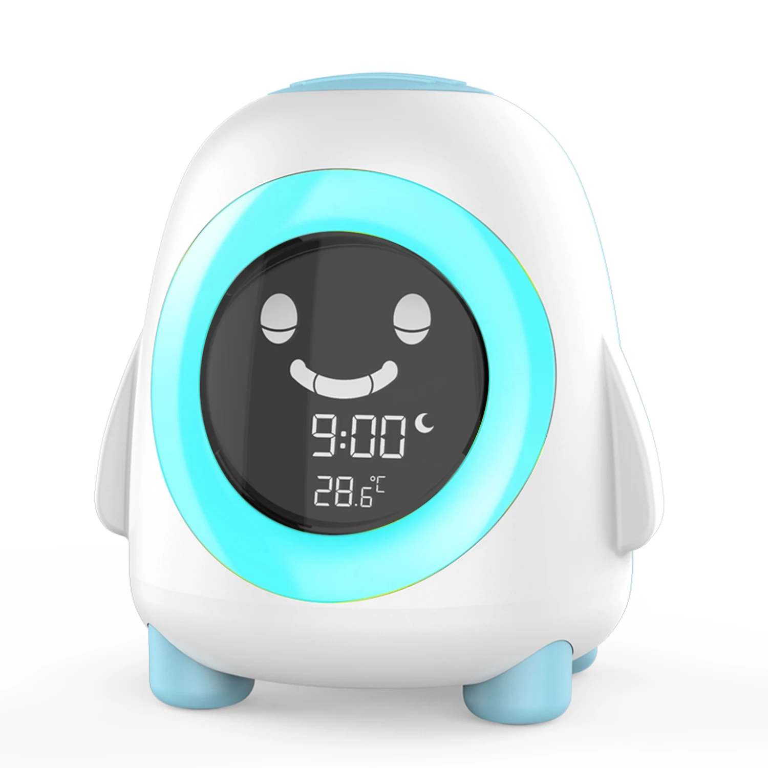 Children Sleep Trainer Kids small desk Alarm Clock Wake Up Night Light Sound Machine Nap Timer digital &analog-digital clocks