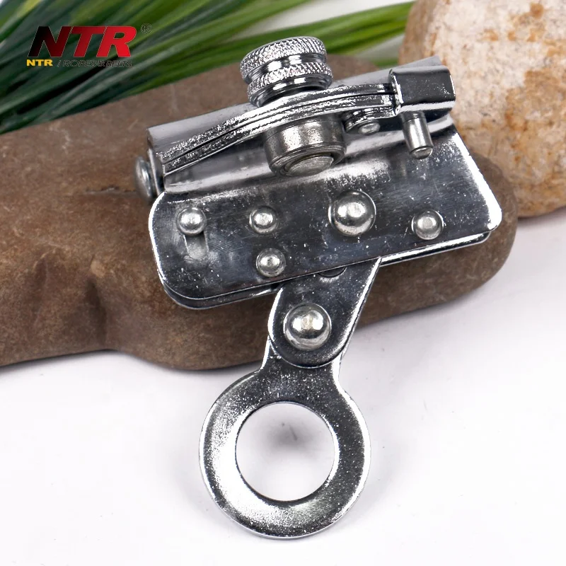 NTR ZSQ-01 high strength alloy steel rope grab for 14-16mm nylon rope.