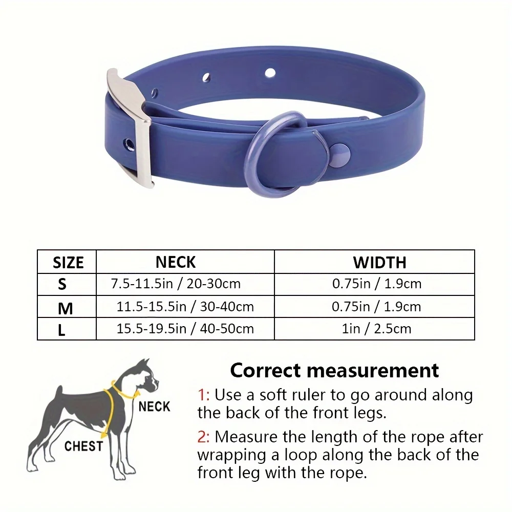Wholesale Soft Pvc Waterproof Dog Buckle Collar Leash with Name Tag Luxury Fashion Adjustable Dog Collar Lead Set