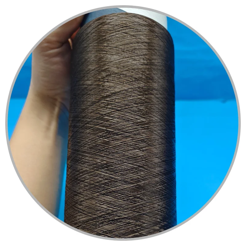 China Brown Ptfe Yarn Multifilament 400D for Woven Fabric