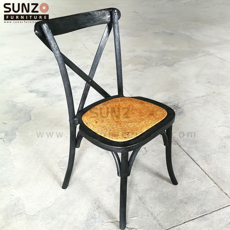  Оптовая продажа стул из ротанга с поперечной спинкой деревенского дуба