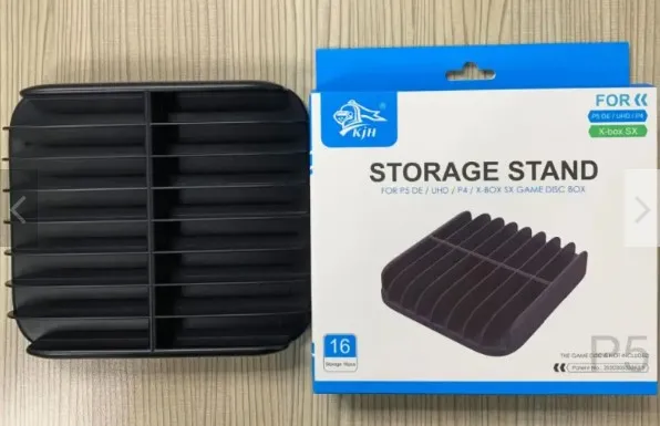 Game Accessories Disc Storage Box For PS5 For PS4 For Xbox Series X 16 in 1 Game Disc Storage Bracket Holder