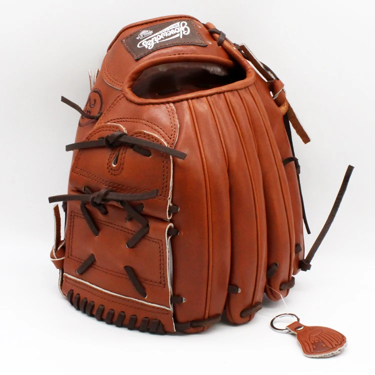 Factory cheap price wholesale Japanese kip leather baseball softball glove for pitchers