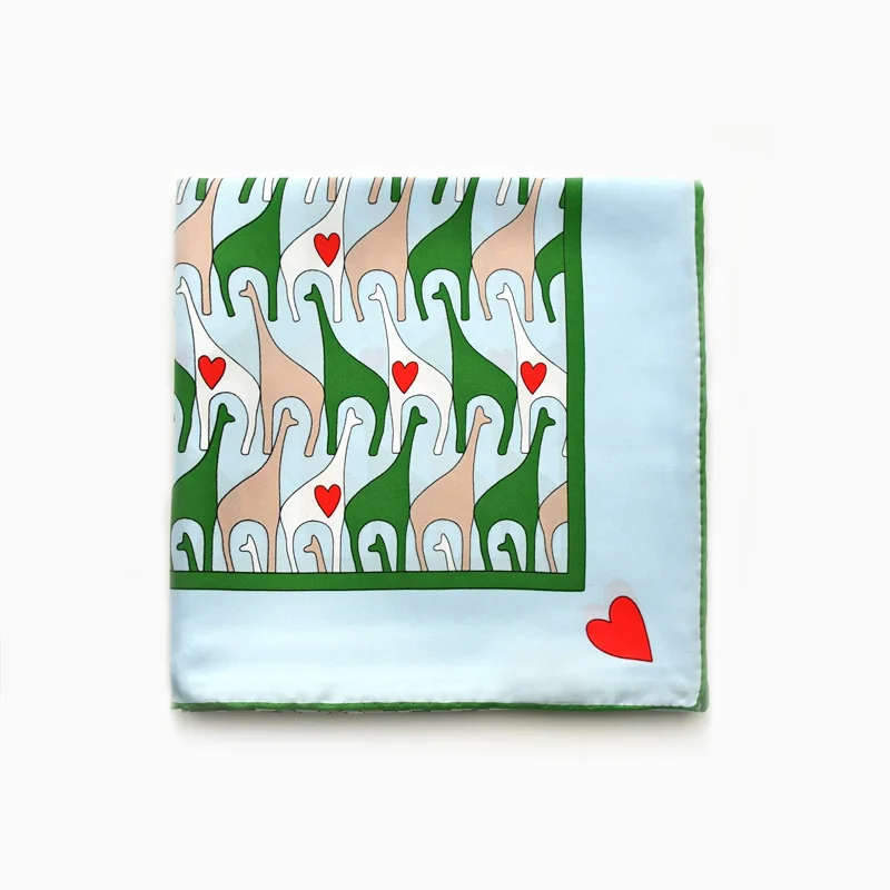 
Шелковый шарф на заказ Печать квадратный 90x90 для женщин основы хиджаб Мода 100% Шелковый шарфы для женщин подарок 