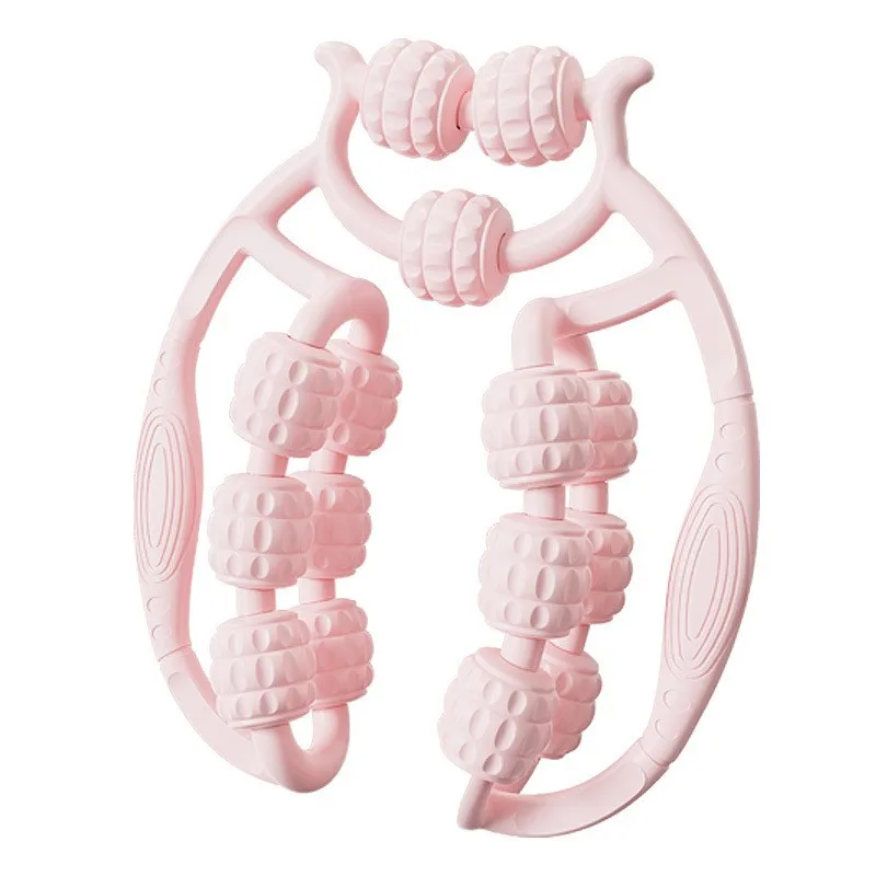 Double row circular leg massager slimming roller muscle relaxation equipment