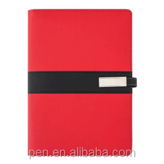 Diary Notebook power bank USB Smart Notepad With Power Bank planner notebook