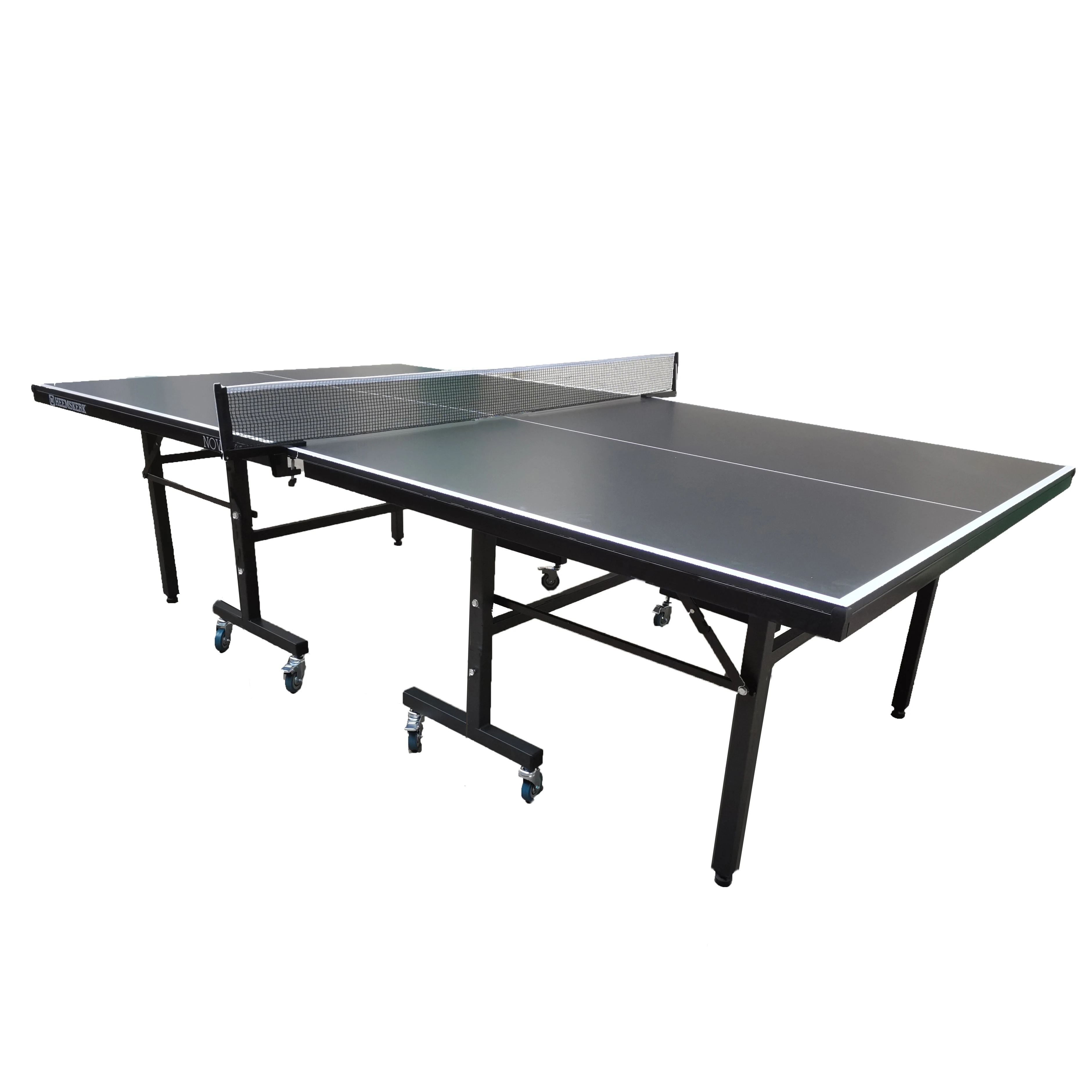 
Modern cheap indoor movable foldable table tennis table pingpong table with wheel for sale 