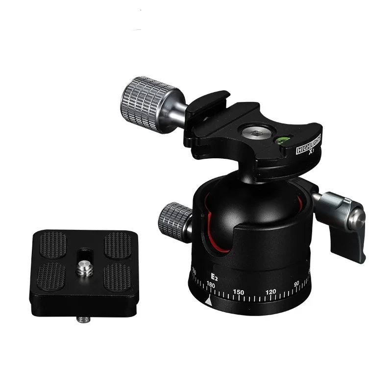 Aluminum Professional Camera Tripod Ball Head Tripod Panoramic Head Ballhead